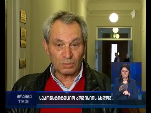 საკონსტიტუციო კომისიის შემაჯამებელი სხდომა მიმდინარეობს