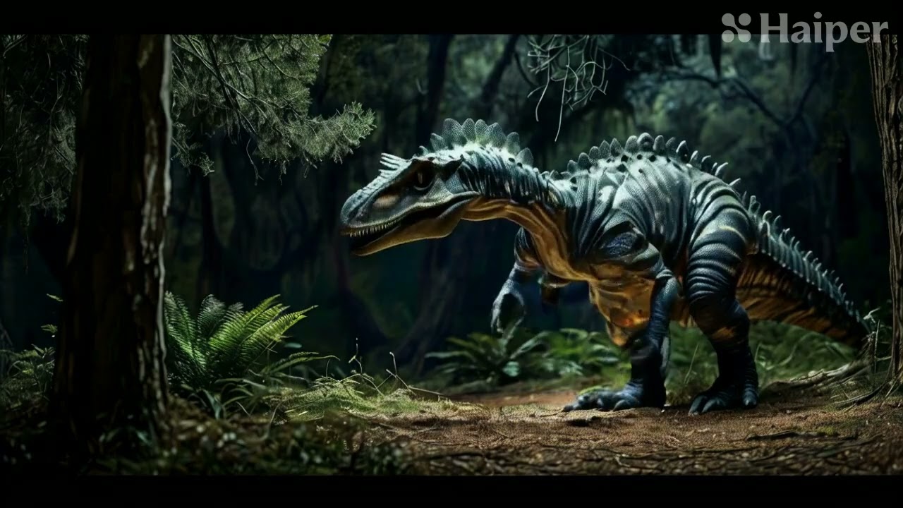 Ammosaurus bosque noche oscura dino world ia