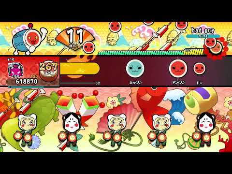 【太鼓の達人 NS2】bad guy（おに）【オート動画】