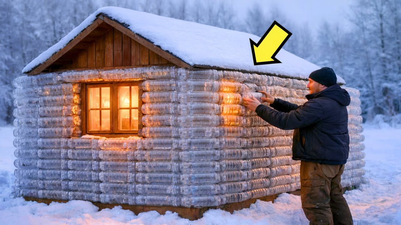 EVİ BALONLU NAYLON İLE SARDIKTAN SONRA ONA DELİ DEDİLER… AMA KIŞ GELİNCE…