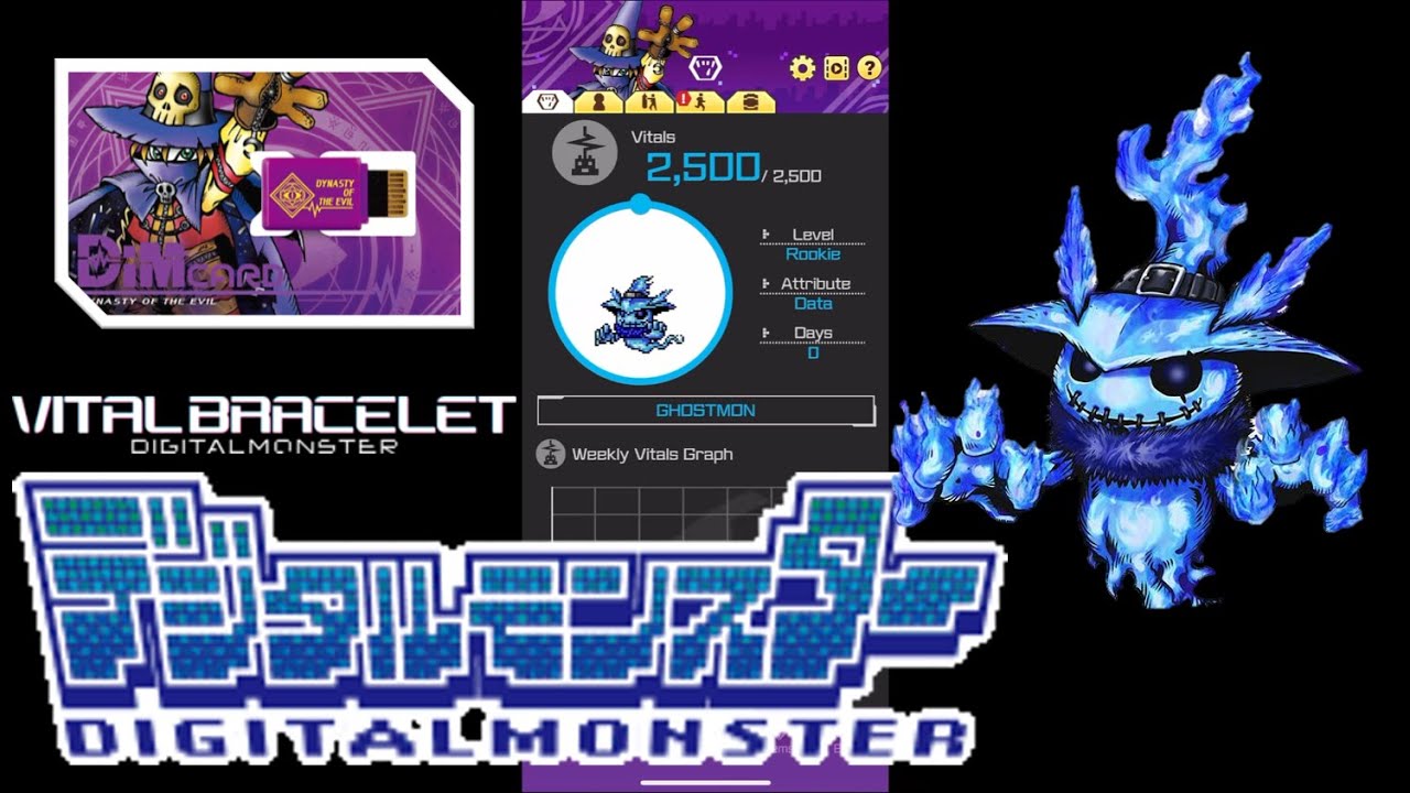 Digimon Vital Bracelet Lab - Journal Log #77.2 Ghostmon