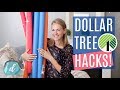 DOLLAR TREE Pool Noodle Hacks you will ACTUALLY USE! 💕