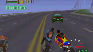 Road Rash 64 Playthrough - Level 2 Race 1 & 2 - Things start to get faster screenshot 5