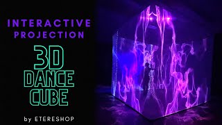 Famous Interactive 3D projection dance cube - by ETERESHOP Wealth