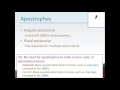Apostrophes