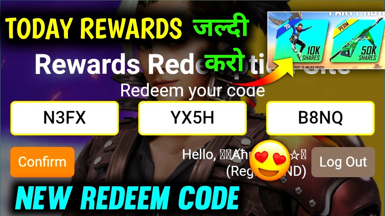 Free Fire New Redeem Code Today | 30 November Rewards Free Fire | Money Heist Reward Free Fire