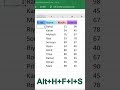 Smart Excel Trick for Automatic Serial Numbers #excel #spreadsheetmagic #exceltips