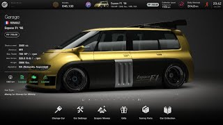 Gran Turismo 7 Renault Espace F1 Showcase and Scape PS5 PRo 4K