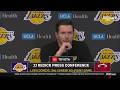 PostGame Interview | JJ Redick high-praises on Luka Doncic &amp; LeBron in Lakers' 134-126 win over Heat