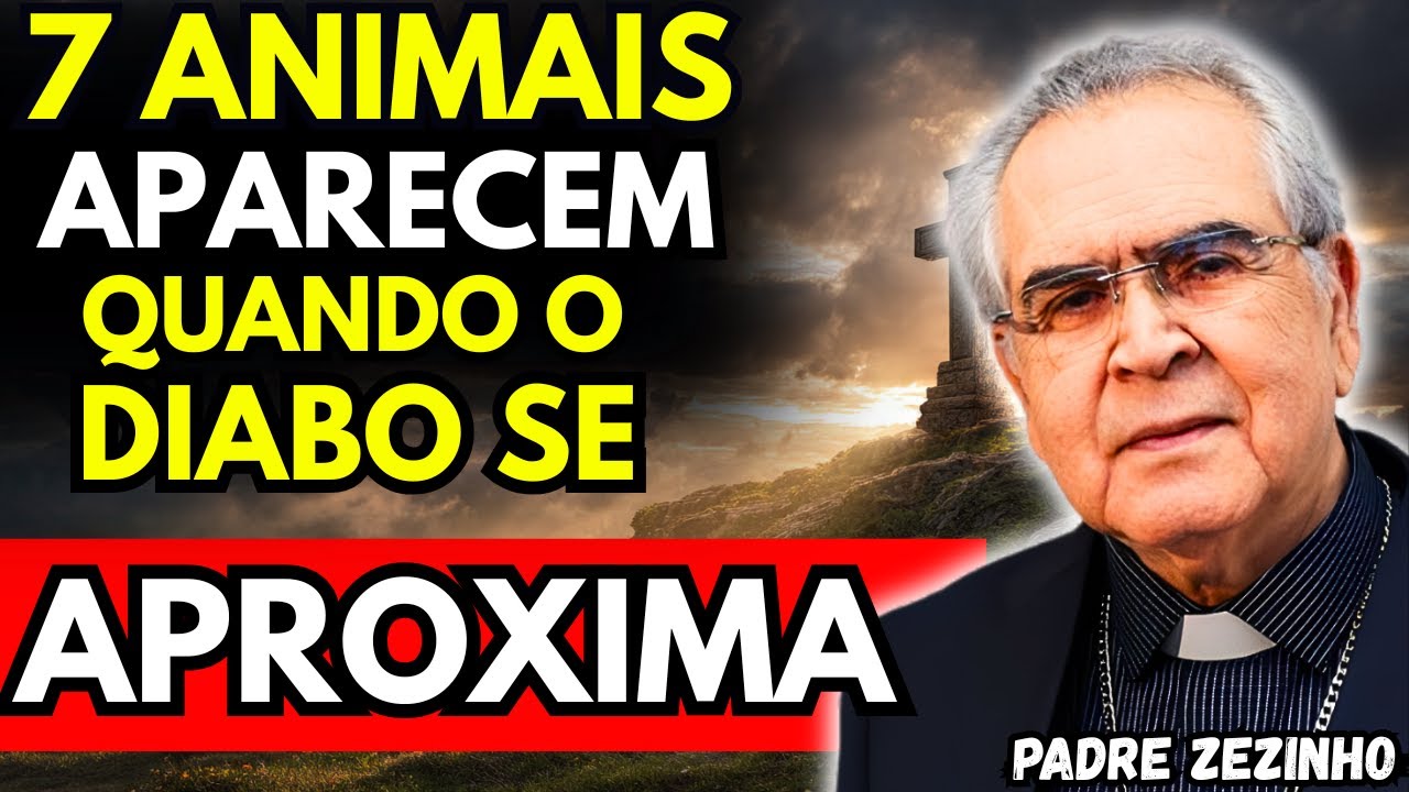 Padre Zezinho REVELA 7 ANIMAIS QUE APARECEM QUANDO O DIABO ESTÁ PERTO — NUNCA TE CONTARAM!