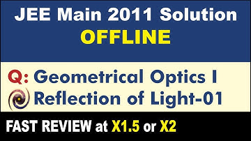 JEE Main 2011 Physics Solutions | Geometrical Optics I - Reflection of Light-01