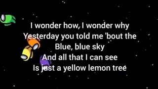 Fools Garden - [Lemon Tree]/ lyric