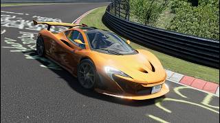 6:50.350 | McLaren P1 Lanzante on Nürburgring Nordschleife | BeamNG.Drive