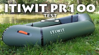 Itiwit PR100 test - packrafting, bikerafting (subtitles)