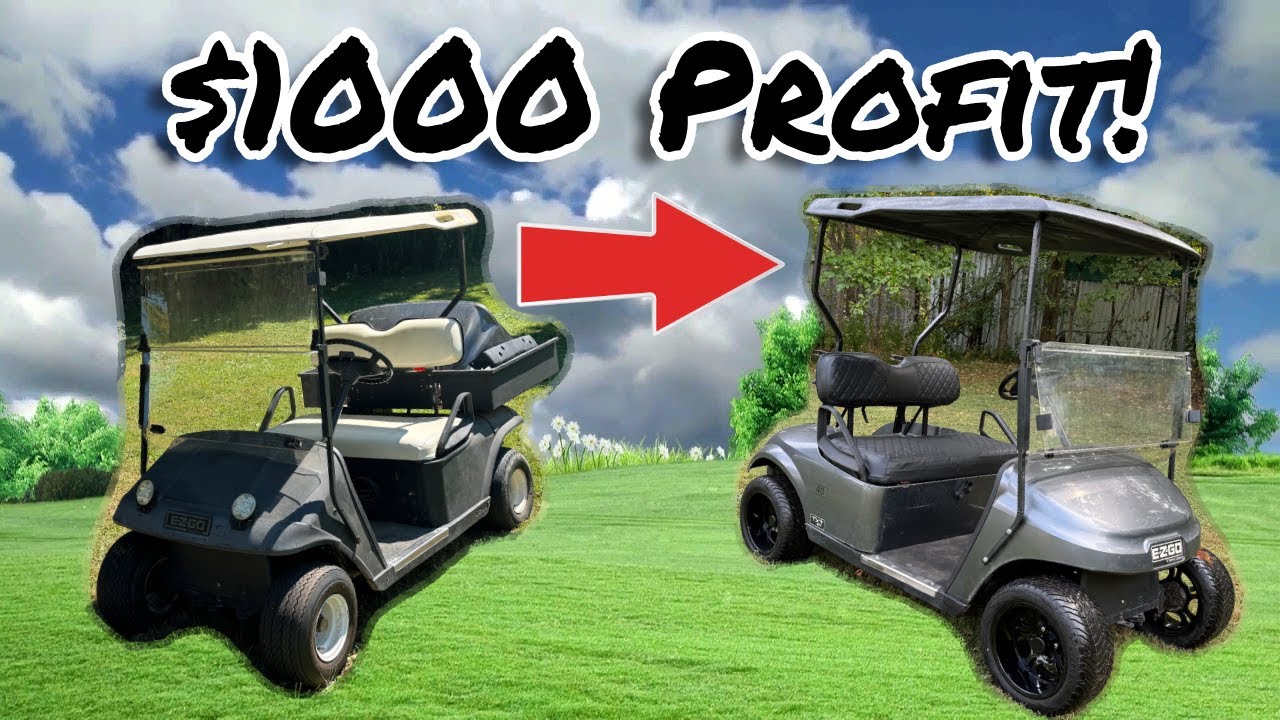 Можно ли перепродать этот старый сломанный гольф-кар и заработать? Плюс Temgo Lithium Swap!