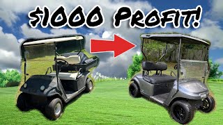 Can we flip this old broken golf cart for a profit? Plus Temgo Lithium Swap!