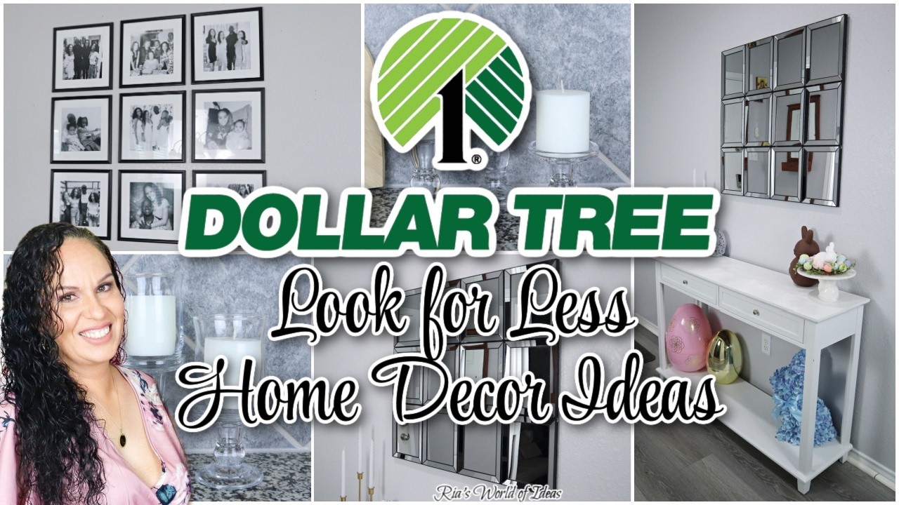 DOLLAR TREE Look for Less High End Home Decor Ideas // Home Decor on a ...