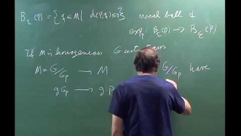 Programa de Doutorado: Lie Groups, Representation Theory and Symmetric Spaces - Aula 16