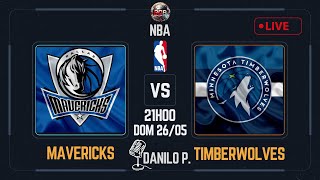 MAVERICKS X TIMBERWOLVES | NBA 2024 | AO VIVO 🔴