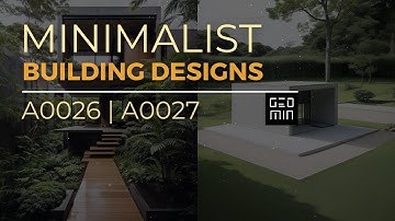 Geometric Minimalist Architecture | A026 | A027 #minimalism #minimalist #architecture #design