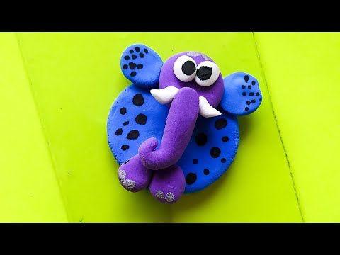 Satisfying clay art | clay art easy ideas 💡#clayart #kidsvideo