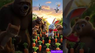hathi🐘aur khargosh ki kahani 🐇 how to make AI Videos ❤️ how to make AI cartoon video ❤️ #kidsvideo