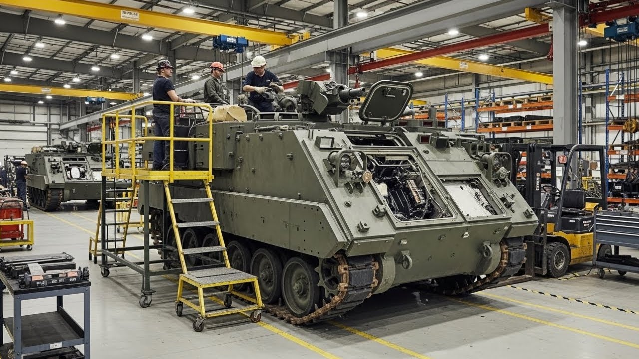 Inside the M113 APC Factory Building One of the World’s Most Widely Used Armored Vehicles
