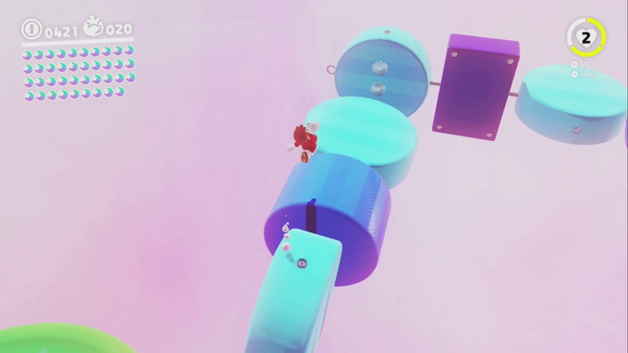 Spinning Athletics End Goal Luncheon Kingdom Super Mario Odyssey