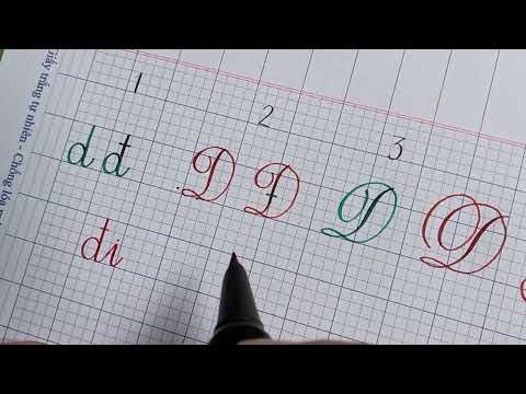 Video Viết chữ d đ thường, D Đ hoa chuẩn, D Đ hoa sáng tạo,... - youtube