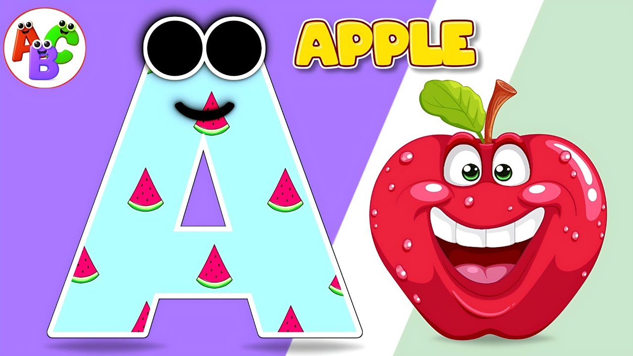 Phonics ABC Song 🎶 | Learn A to Z Alphabet 🔤 | Fun Cartoon Rhyme for ...