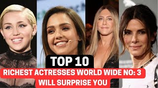 Top 10 Richest Beautiful Actresses Worldwide||FACT MARVELS