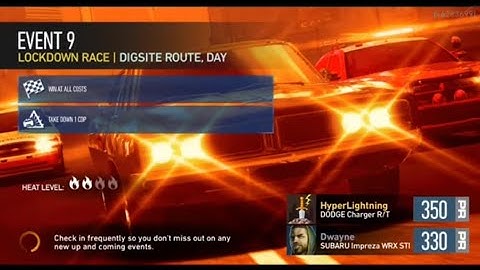 NFS No Limits - Charger R/T Event Series