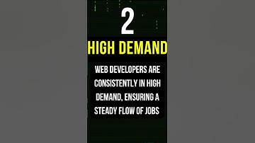 Top 3 Benefits of Choosing Web Development As A Career #shorts #webdevelopment