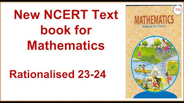 CBSE class -10 New Maths text book  | NCERT New Maths book | Syllabus 23-24|Rationalised 2023-24