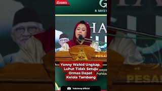 Yenny Wahid Ungkap Luhut Tidak Setuju Ormas Dapat Kelola Tambang