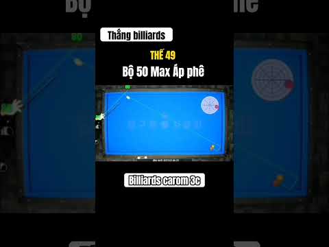 Bộ 50 Bida 3 Băng Max áp Phê Billiards Bida Bida3c