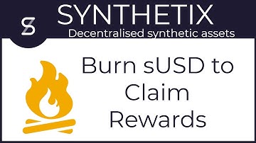 Burn sUSD to Claim Synthetix Reward [Synthetix - SNX]