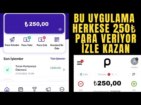 BU UYGULAMA 250₺ PARA VERİYOR İNDİR KAZAN | internetten para kazanma - para kazanma 2023