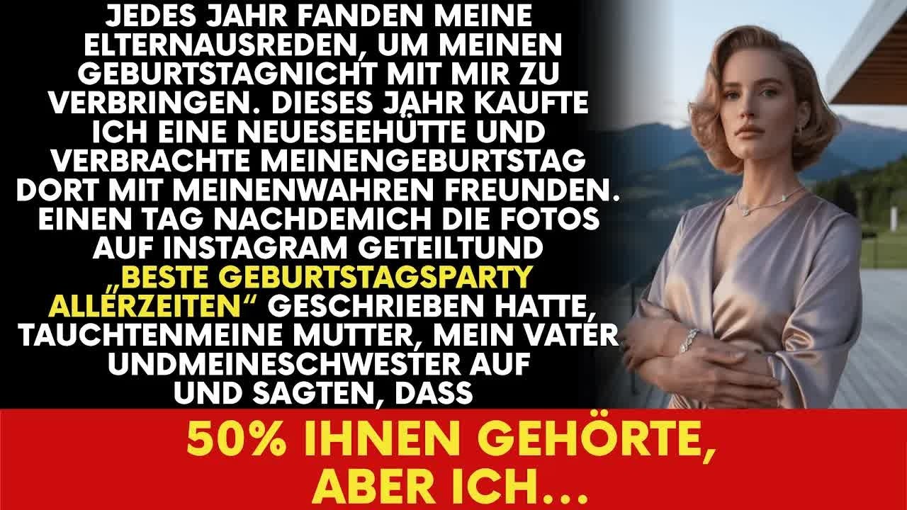 Meine Familie 'ignorierte' meinen Geburtstag – Dieses Jahr kaufte ich eine Hütte am See