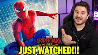 I JUST WATCHED SPIDER-MAN BRAND NEW DAY (no spoilers)