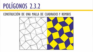 ROMBOS Y CUADRADOS, RED GEOMÉTRICA