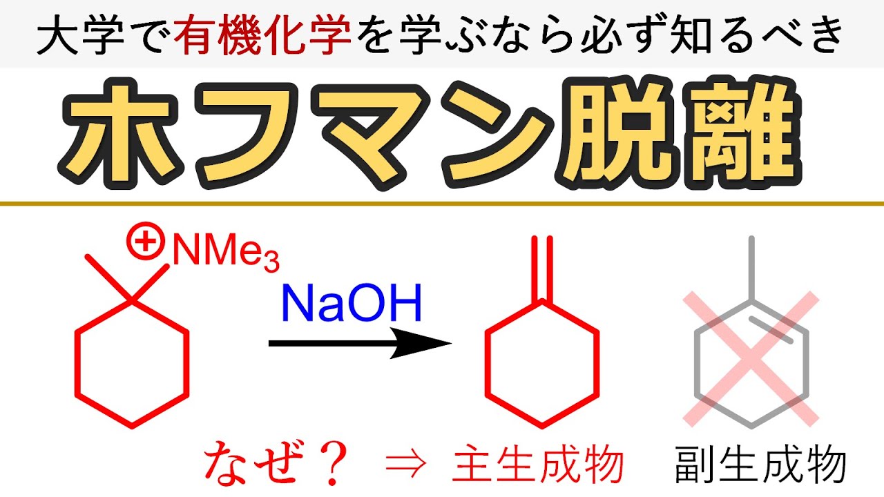 ホフマン脱離/Hofmann elimination