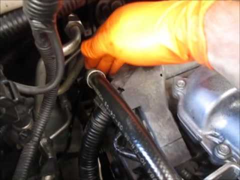 Honda Odyssey power steering hose replacement. - YouTube