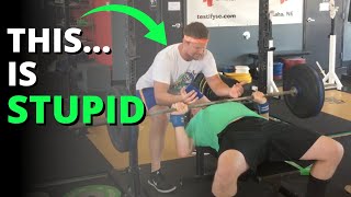 How NOT to Spot the Bench Press (and how to correctly spot!)