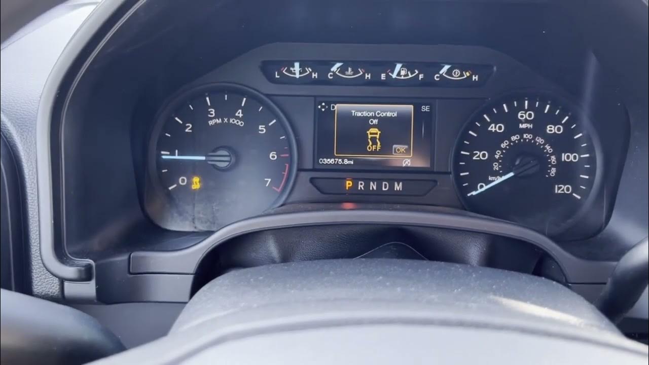 How to control the traction control on Ford F150 - YouTube