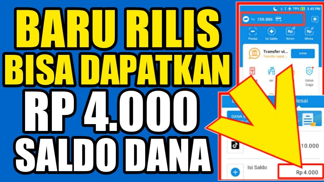 Rp 4 000 Apk Penghasil Saldo Dana Tercepat 2021 Aplikasi Penghasil Saldo Dana Dan Paypal Youtube