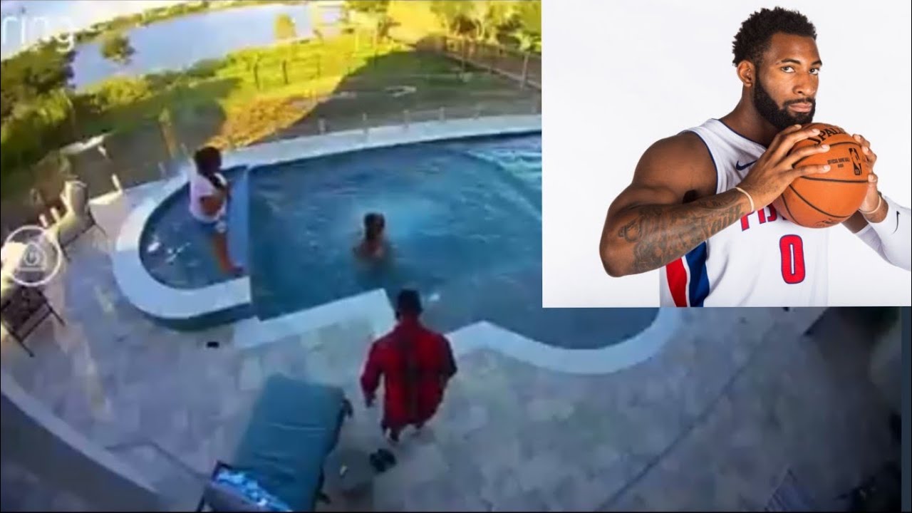 Andre Drummond Saves His 2 Year Old Son From Drowning YouTube