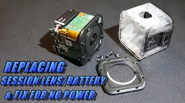 How To Replace GoPro Session Lens, Battery, & No Power Fix