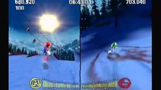 SSX on Tour - Mario Bros. Game-play