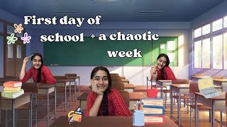 What happened on my first day at school + chaotic week || Aakritisharmavlogs